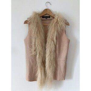 Ilse Jacobsen Hornbaek Tibet Lamb Edge Vest Wheat Size Medium